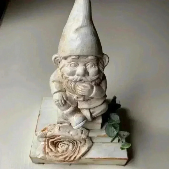 Homemade Gnome Accent Christmas Decor Paper Weight - Picture 2 of 6